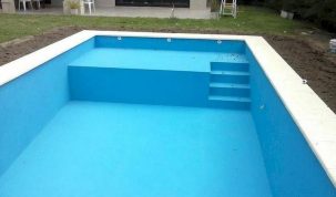 Piscina de fibra 7x3