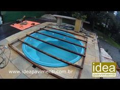 Como construir um deck / deck móvel / deck em piscina / construção de deck - YouTube