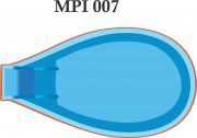 Piscina Fibra Mpi 007 2.66x1,48x0,50